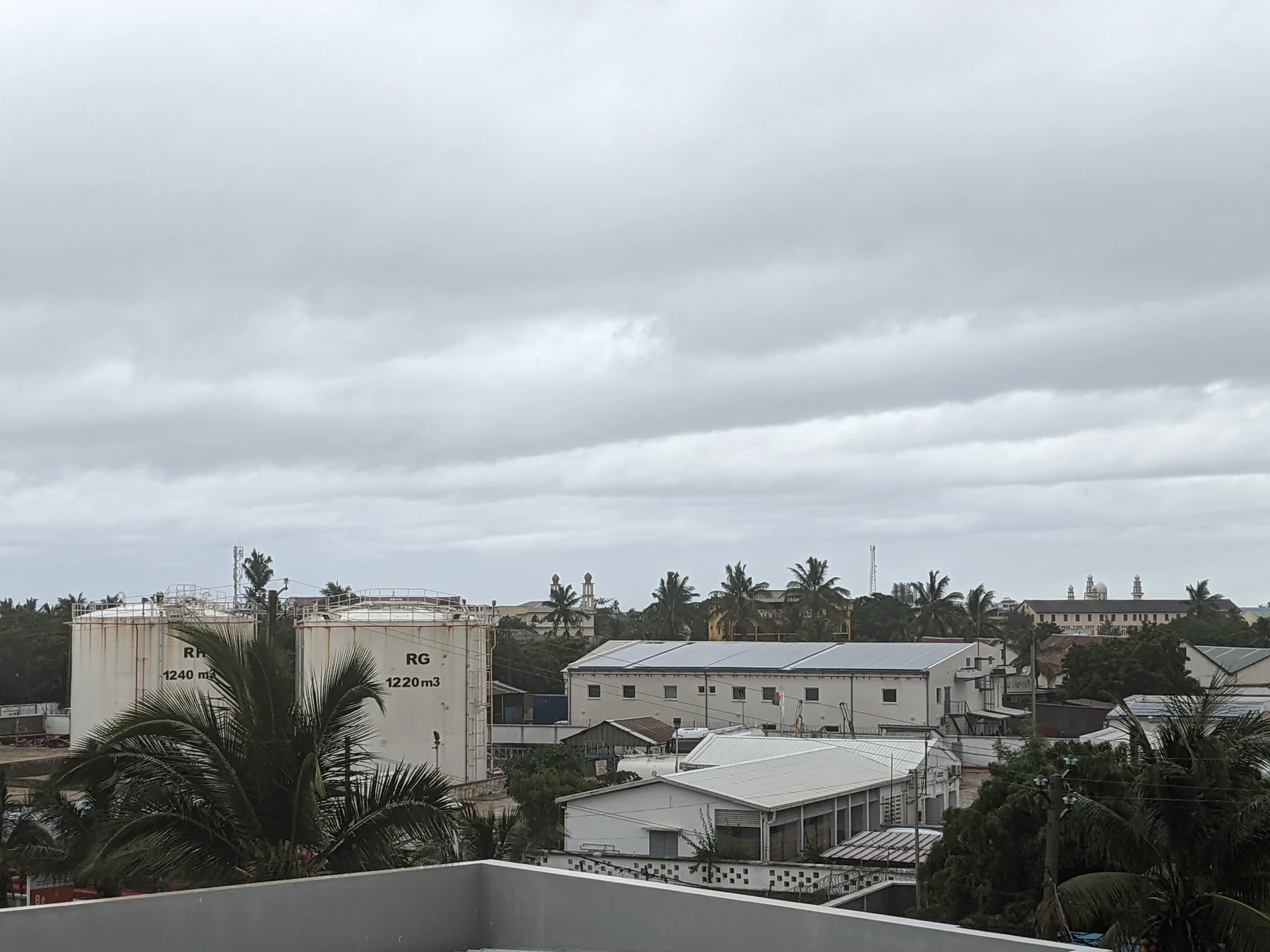 A view over Morondava’s rooftops